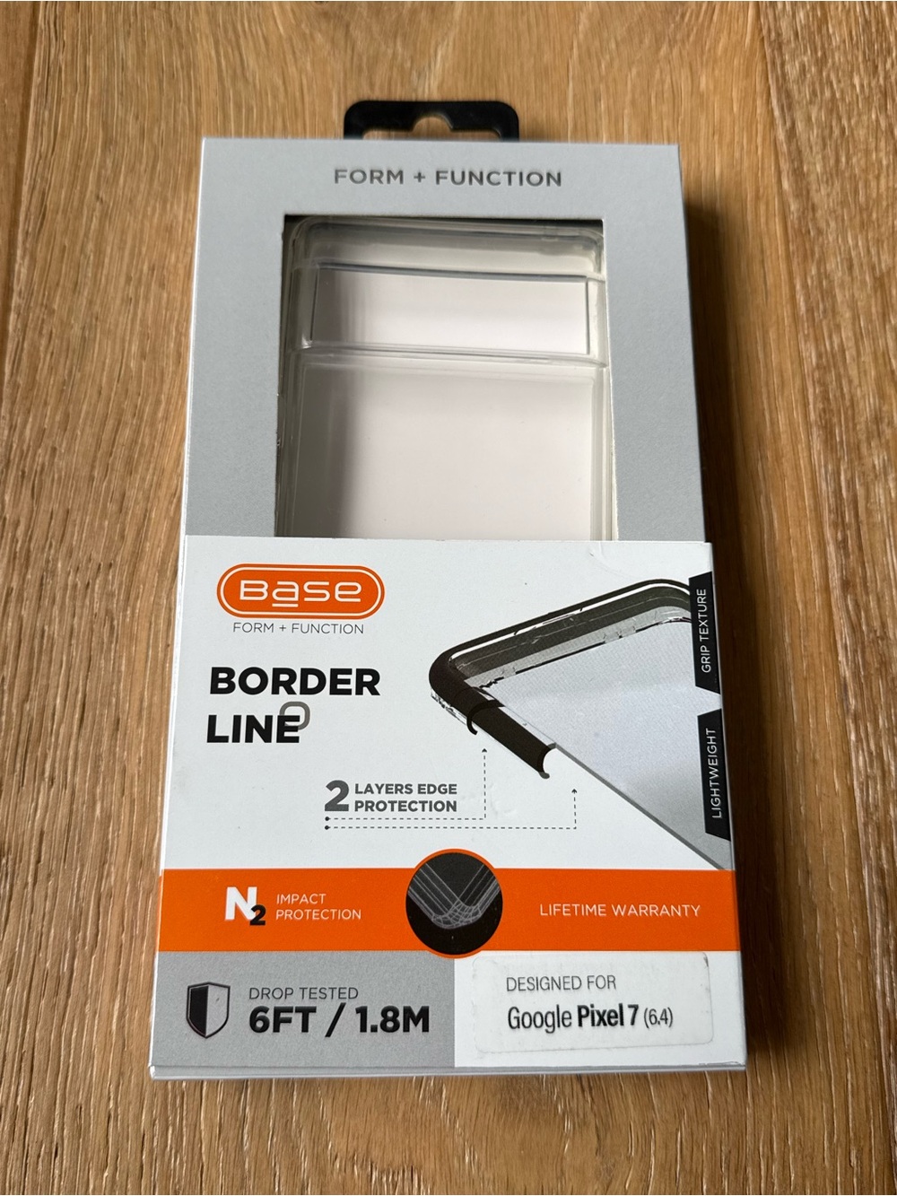 New Border Line Protective Case for Google Pixel 7 6.4” Clear Case